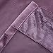 Cherry Home Super Soft Luxury Velvet Lavender Flannel Blackout Curtains Panel Drapes Grommet 52Wx108L inch Purplish Pink,2 Panels