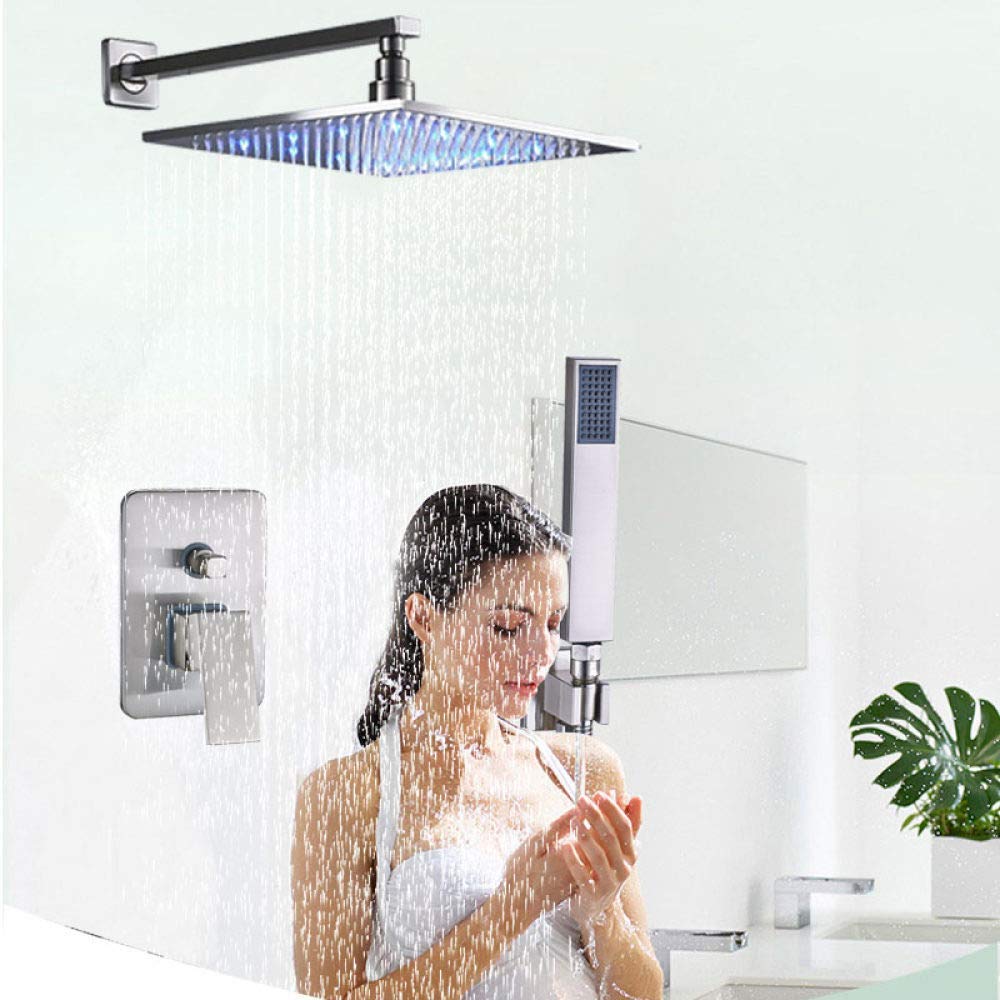 Ensemble de Douche à Effet Pluie LED pour créer un espace Spa moderne à la maison