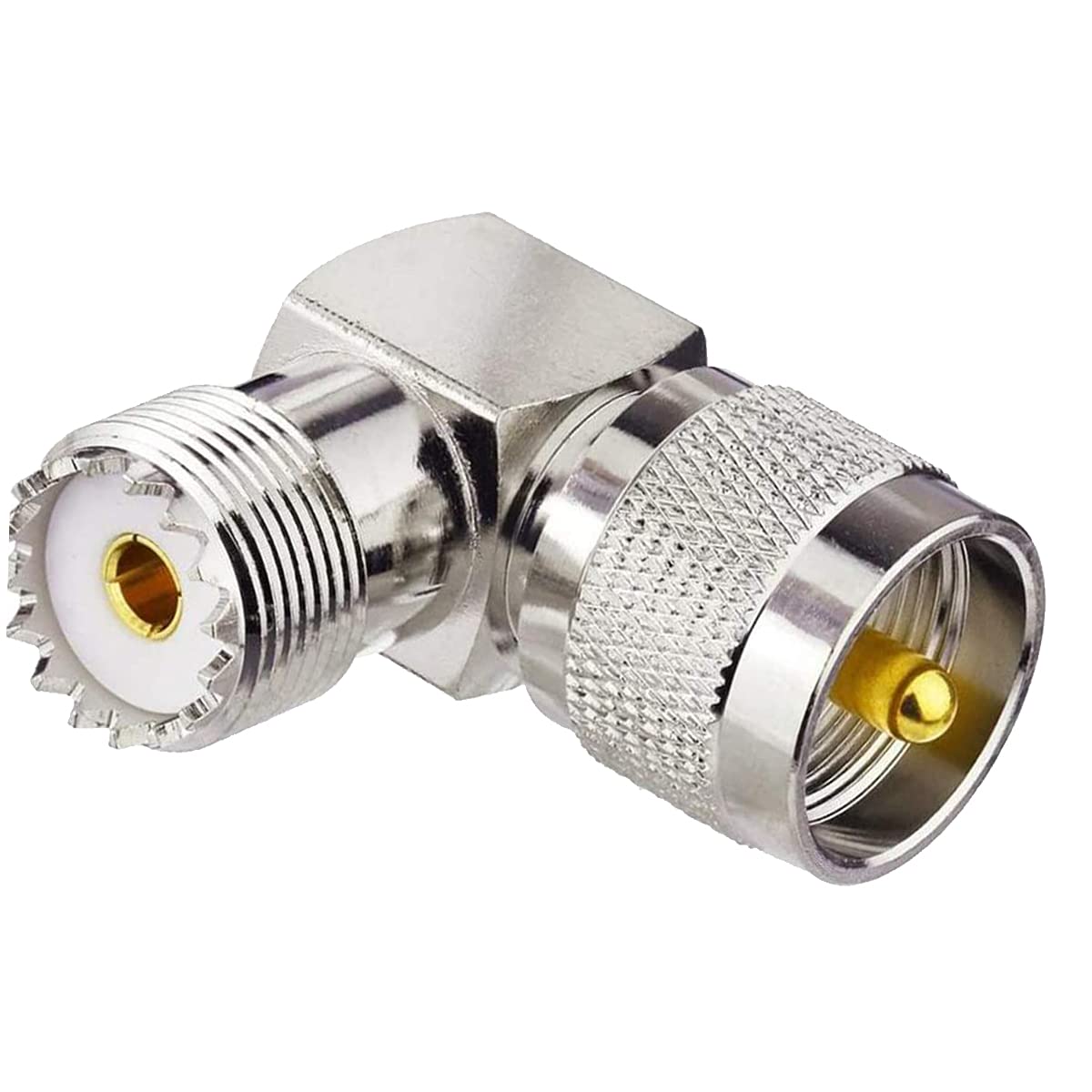 Radio Sanyo LYLGO UHF Macho PL-259 A UHF Hembra SO-239 L Forma U00e1ngulo Recto 90 Grados Pantalla Samsung Note 10