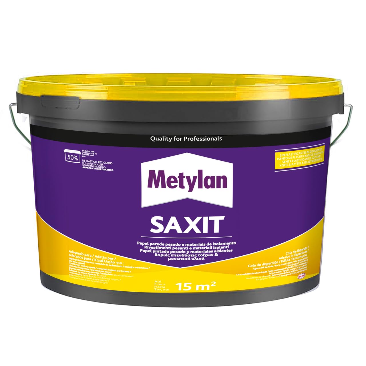 Metylan 11132 saxit blanc 6 kg pour rénover les murs de votre maison