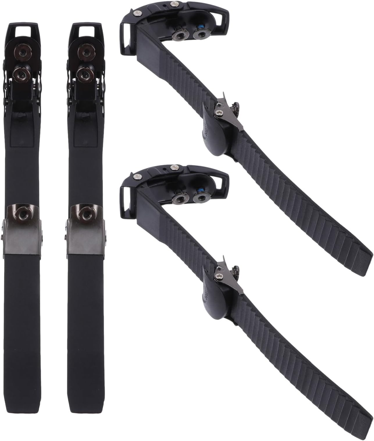 SUPVOX 4pcs Adjustable Inline Skate Strap Replacement Kit for Men Roller Skate Buckle Fastener Binding Straps Lightweight Spare Parts for Secure Skating Safety and Comfortable Fit