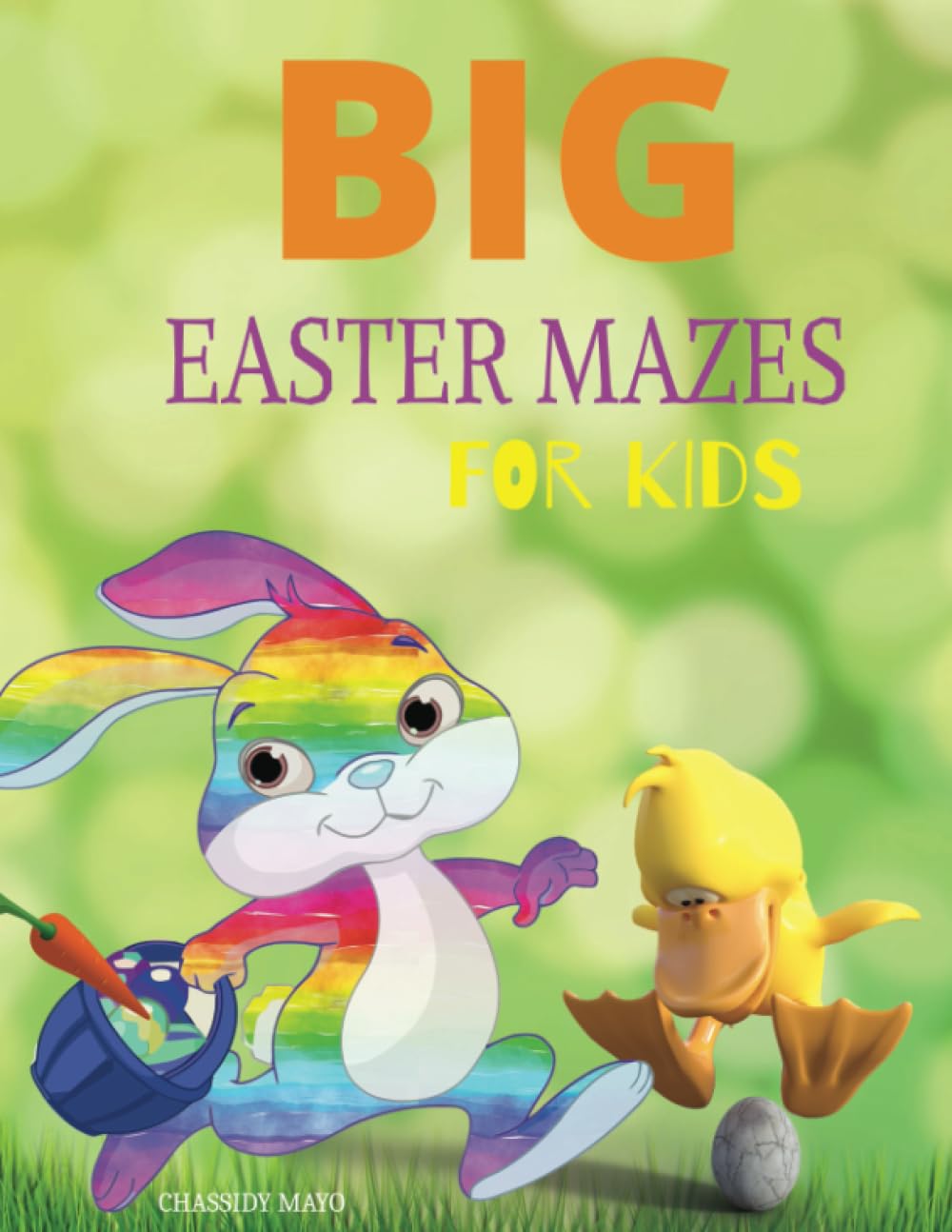 Big Easter Maze Book for Kids Age 5 & up: Basket Stuffer Ideas For Kids