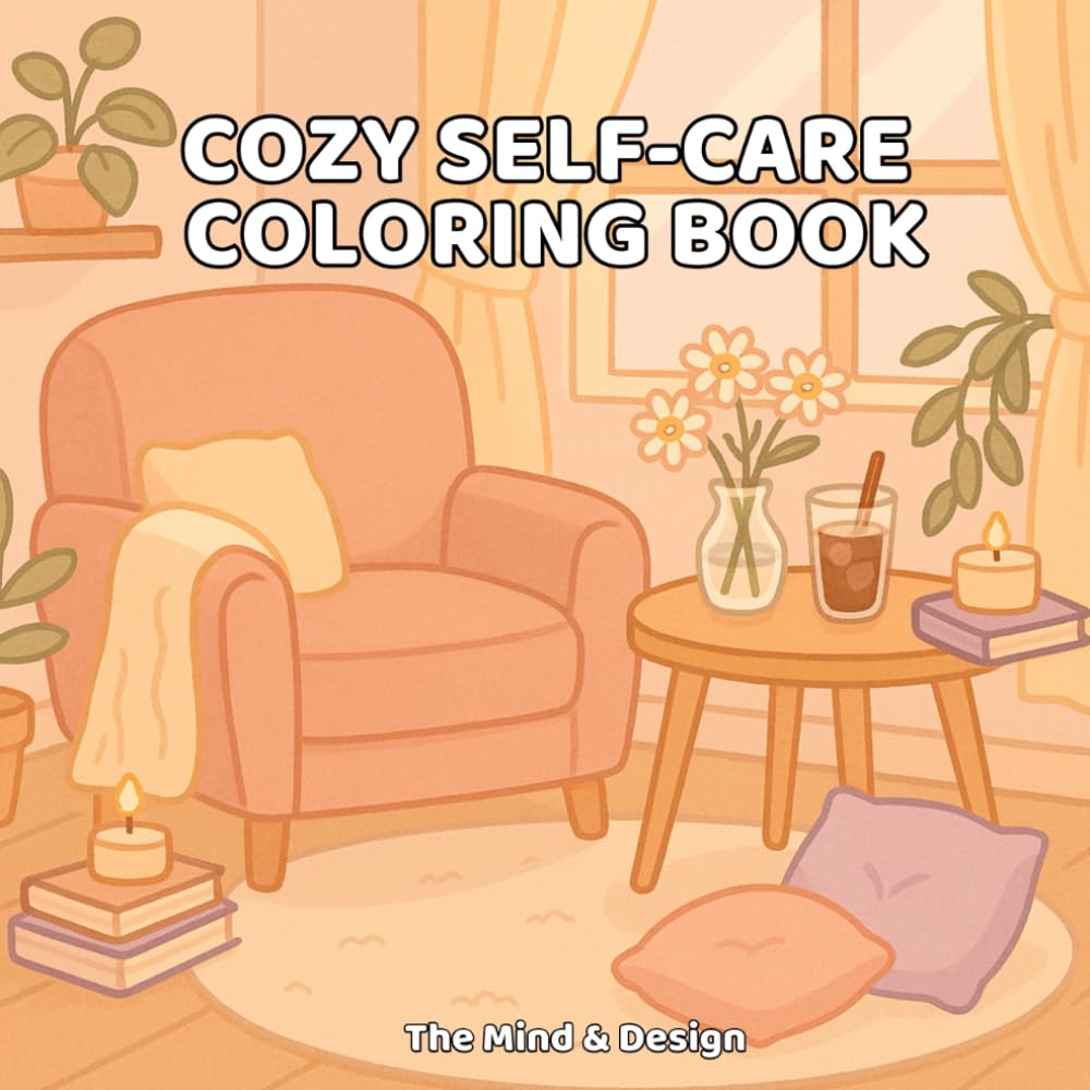 Cozy Self-Care Coloring Book: A Calm & Comforting Coloring Experience