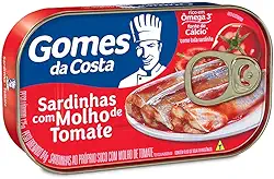 Gomes Da Costa Sardinhas Ao Proprio Suco C/Molho De Tomate Temperado