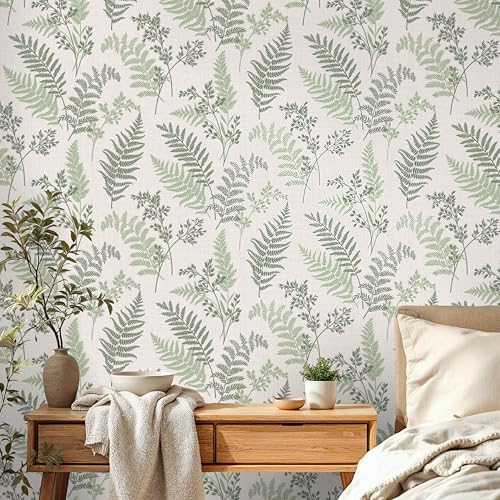 Papier peint vert masquez les défauts des murs avec style