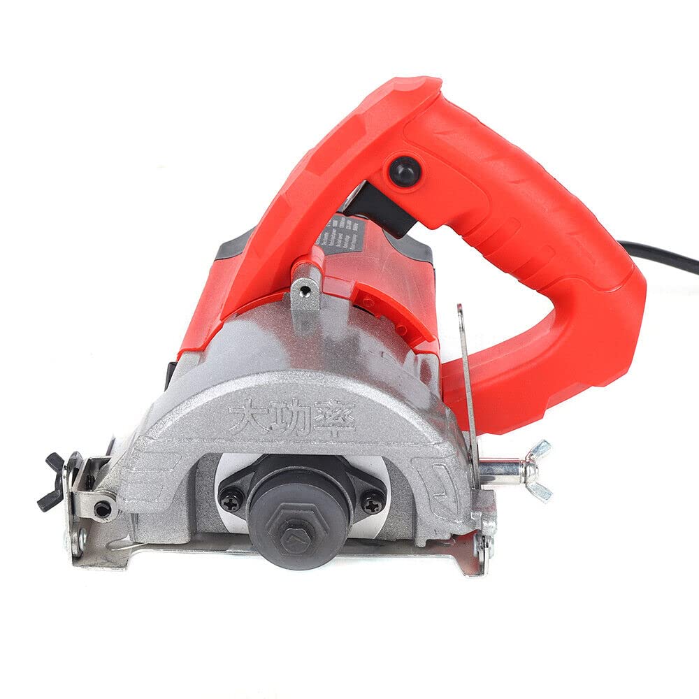 Sega da taglio per pietra, diametro lama elettrica adatta al taglio di pietra e legno, 0-45°, 1580 W, profondità massima 34 mm