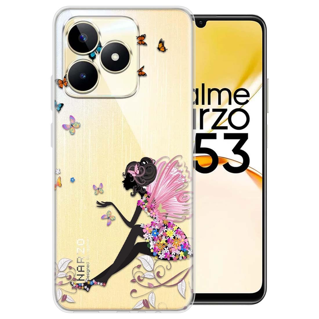 Fashionury Soft Silicon Printed Designer Mobile Back Cover for Realme Narzo N53 -D0471 (B0C77NLBTP) Amazon Price History, Amazon Price Tracker