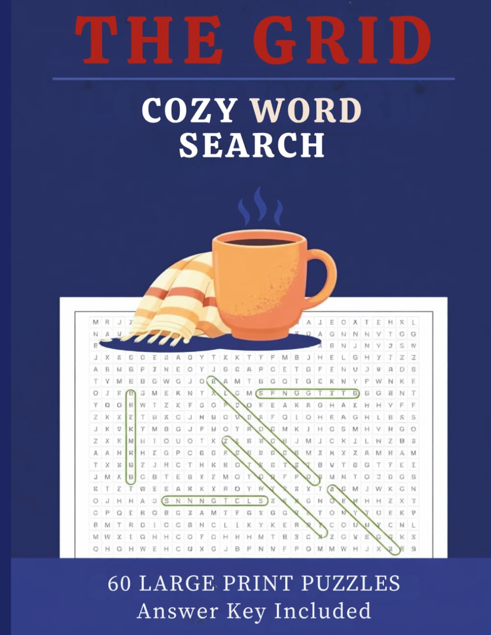 THE GRID: Cozy Word Search: 60 Large-Print Word Search Puzzles For Adults & Seniors