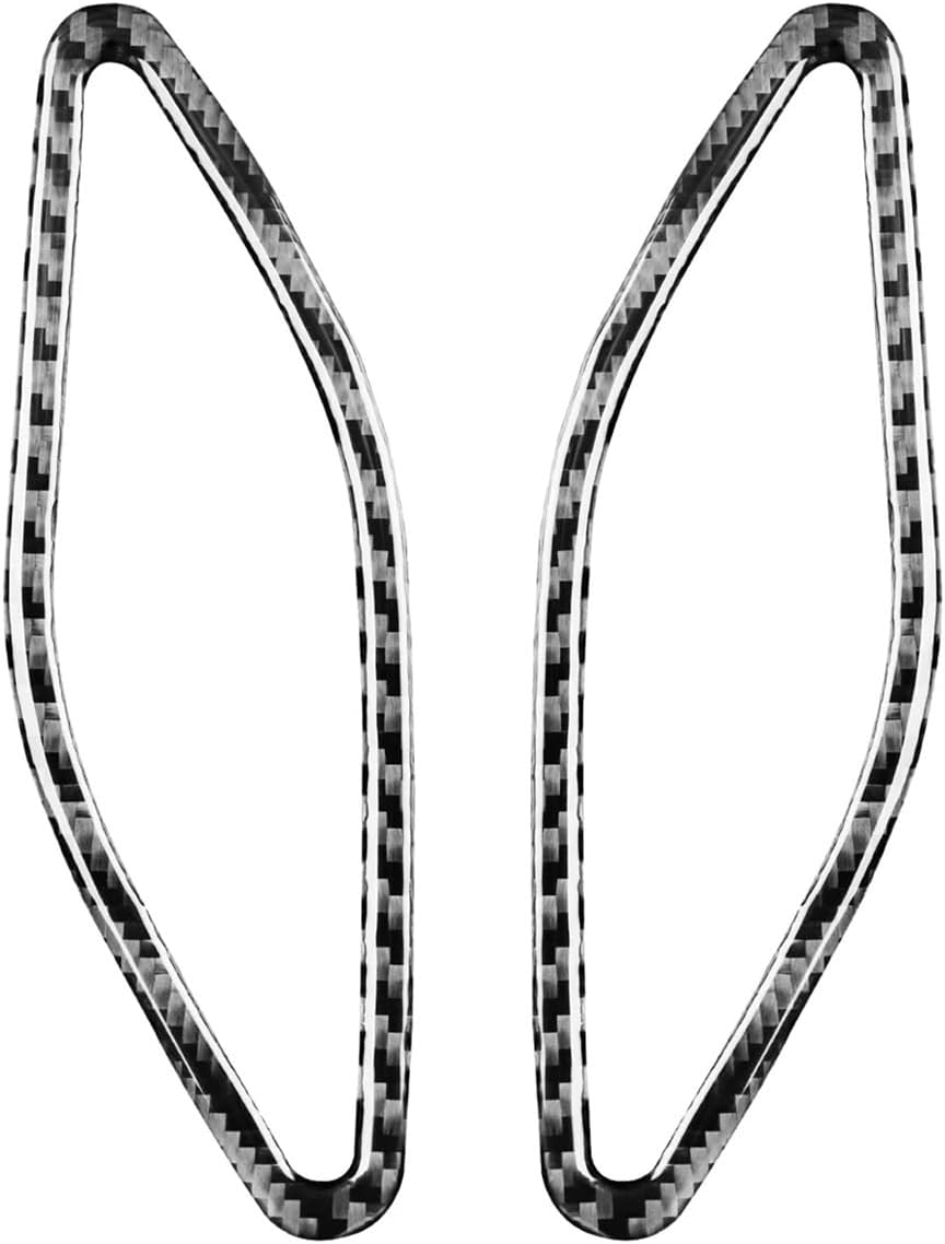 for bmws 6 Series M6 F12 F13 F06 2011-2018 M Sport Carbon Fiber Stickers Door Horn Cover Car Interior Styling Accessories