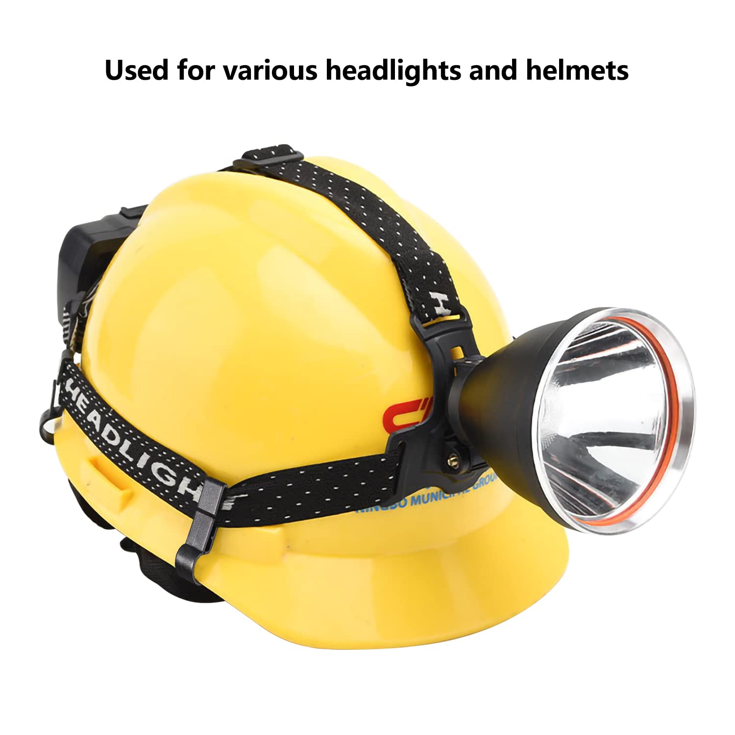 Clip per luce del casco, gancio per faro, Hardhat clip accessorio faro, montaggio facile su casco bordi stretti