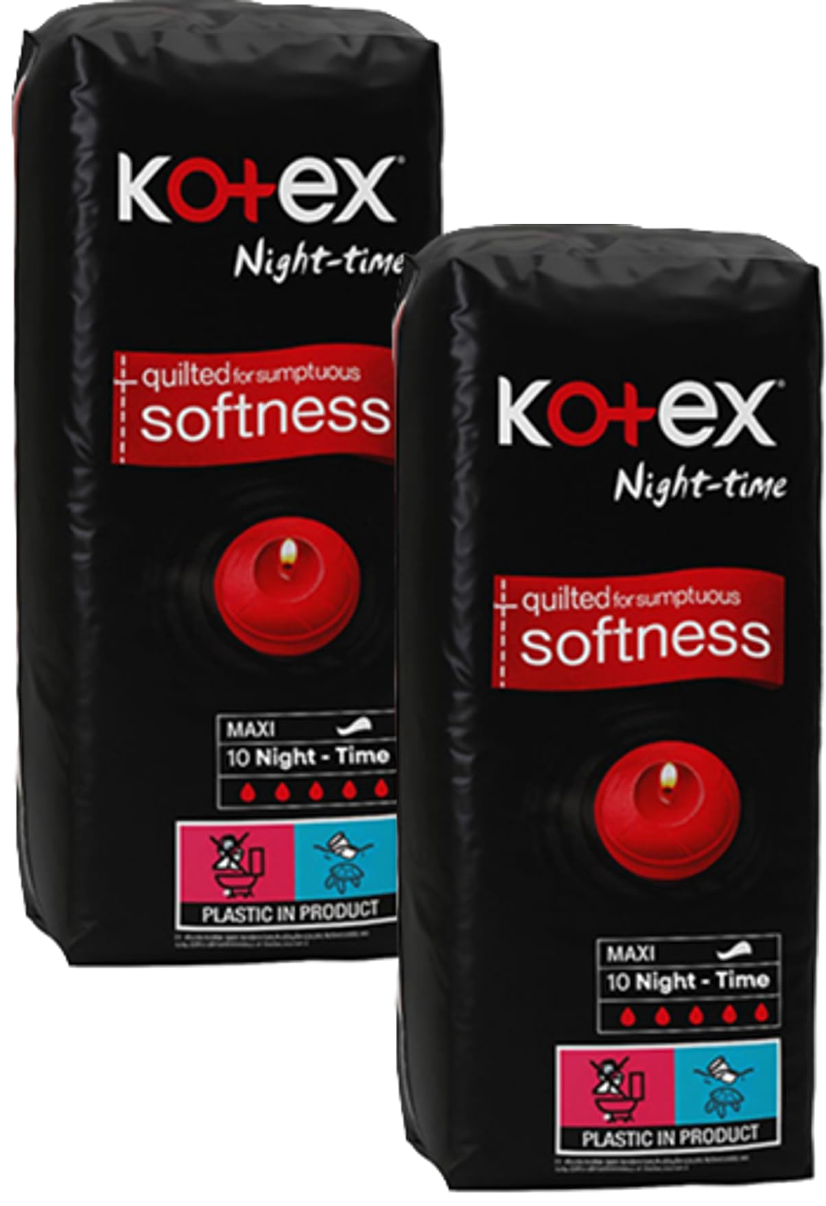 Maxi Night Time Sanitary Towels 2x10 Pack