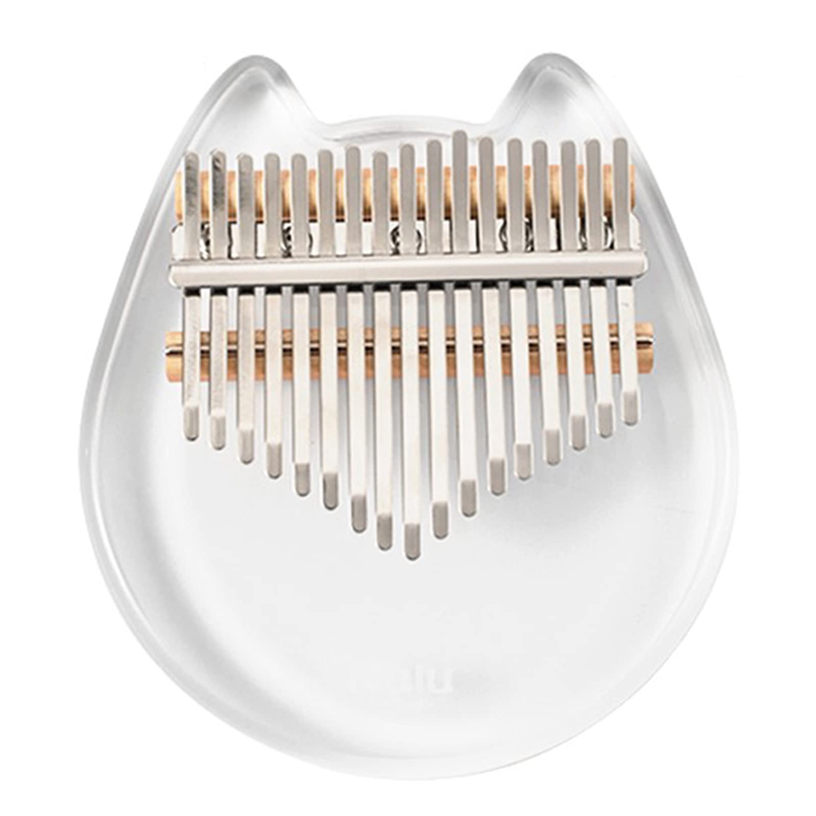 Piano à Pouce Kalimba 17 Touches, Piano à Pouce en Acrylique Piano à Doigt avec Marteau Instrument Kalimba