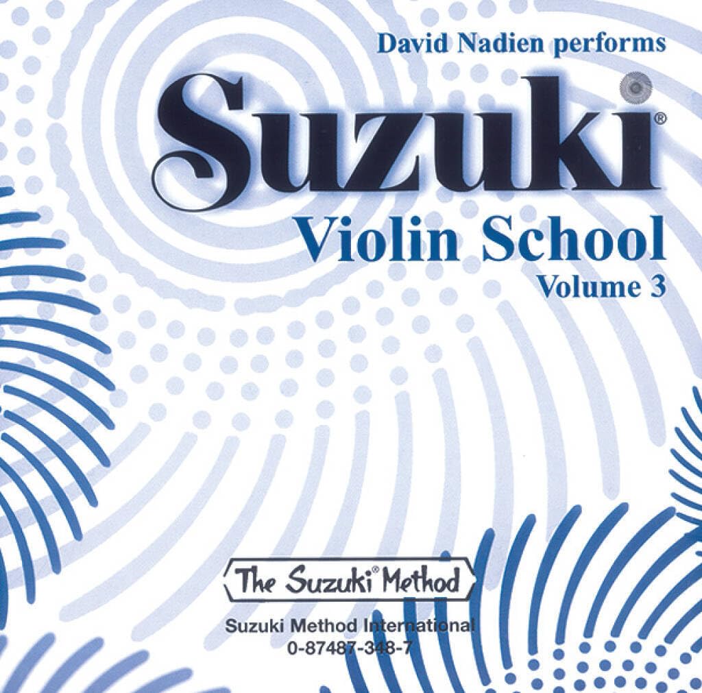 Suzuki Violin School 3 CD CD Violin Alfred Music Publications
