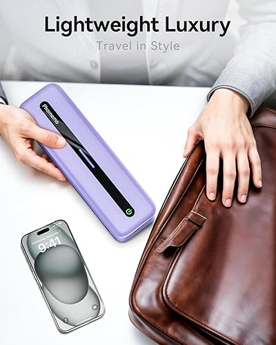 Vista 52 de Phomemo Impresoras portátiles inalámbricas para viajes, impresora térmica sin tinta Bluetooth M832, compatible con letras estadounidenses de 8.5 x