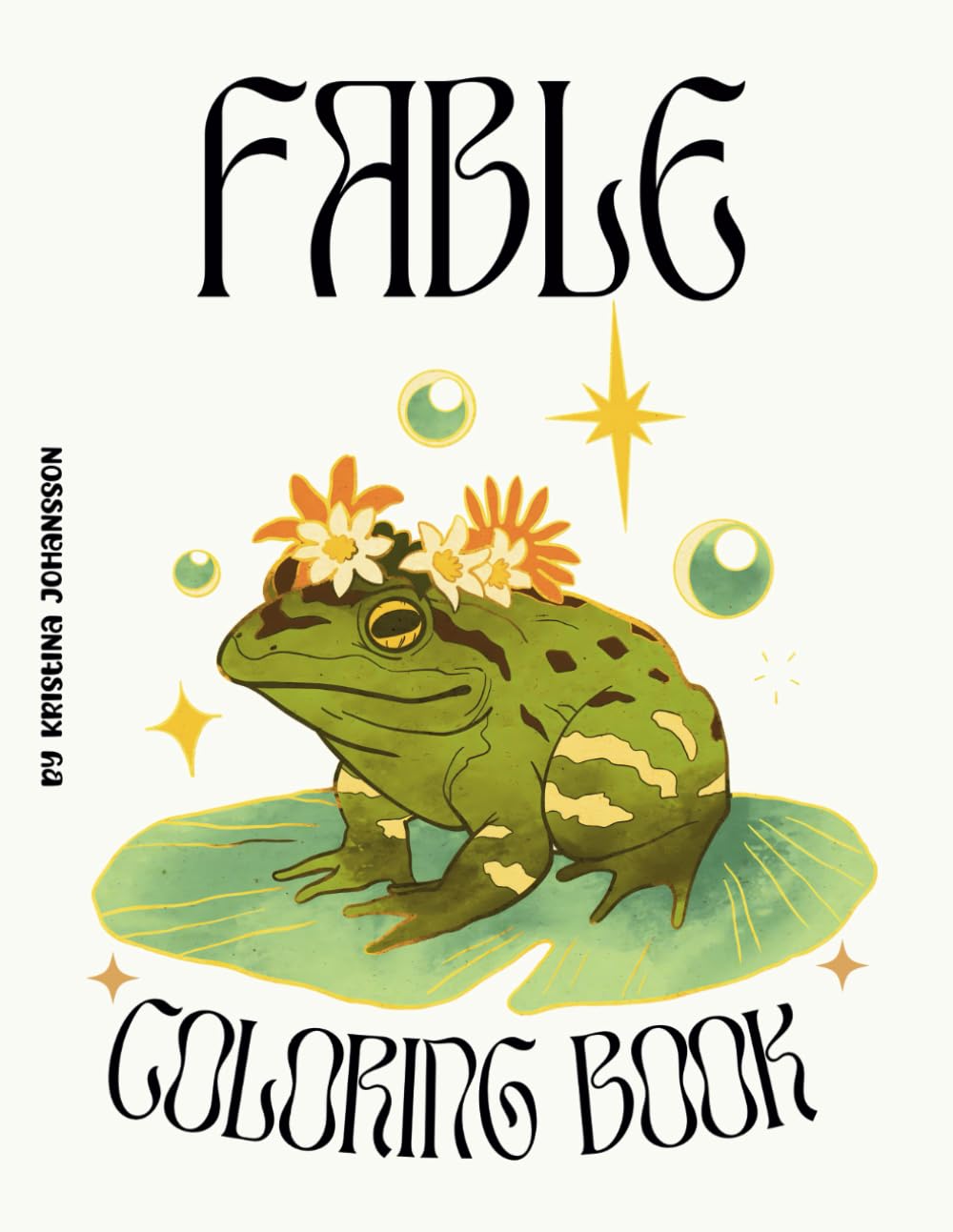 Fable: A Handmade Coloring Book for Adults and Teens with 30 Magical Pages of Nature, Mushrooms, and Animals