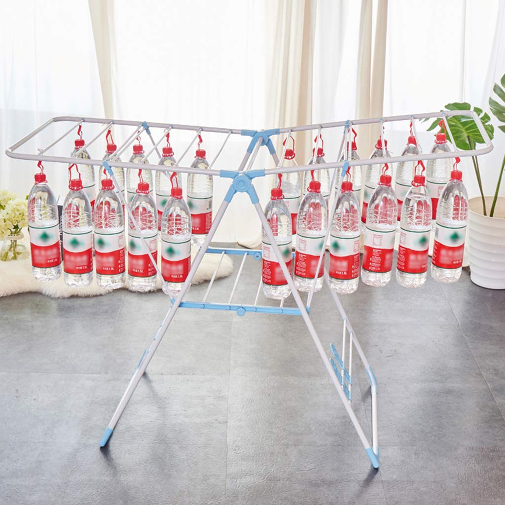 SOVORM Wäscheständer, Wäscheständer Mini, Fensterbank-Wäscheständer, zusammenklappbarer Flügel-Typ, Balkon, Innen-T-Modell-Wäscheständer The New