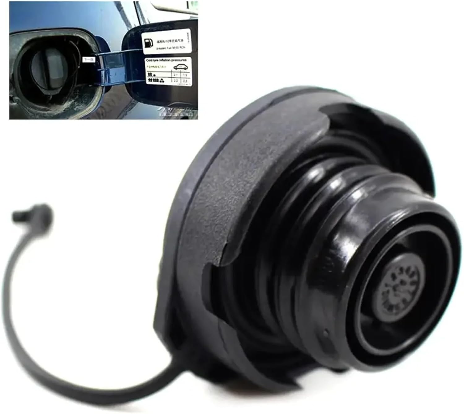 Compatible With VW For Golf 4 For MK4 For Jetta Tank Cover With Line Car Oil Fuel Cap Petrol Diesel Kit Car Fuel Gas Cap Cover
