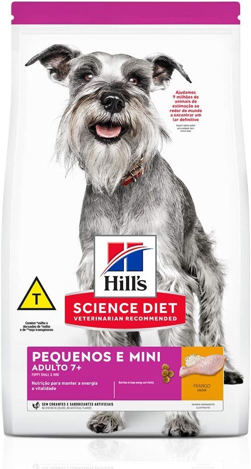 Ração Hills para Cães Adultos Pequenos 7+ 2,4kg — Melhor cuidado para cães pequenos