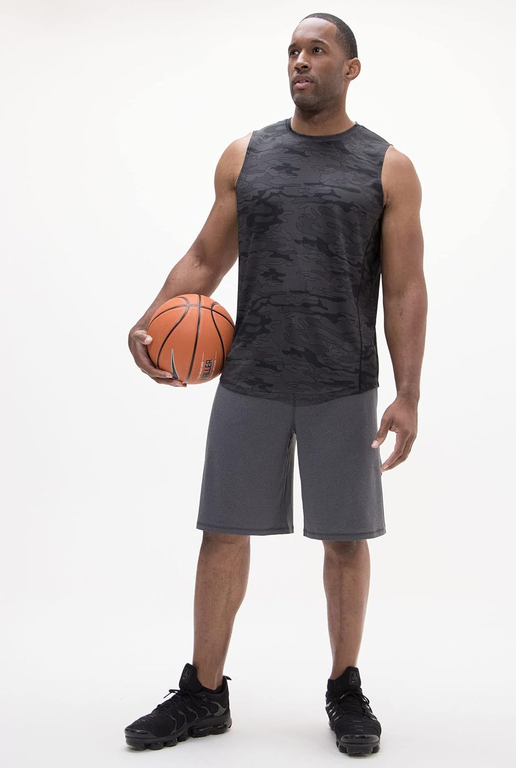 DEVOPS 3 Pack Sleeveless Men's Muscle Shirts Dry Fit Tank Top for Gym Workout, Training, Running, Quick Dry Activewear - Image 7