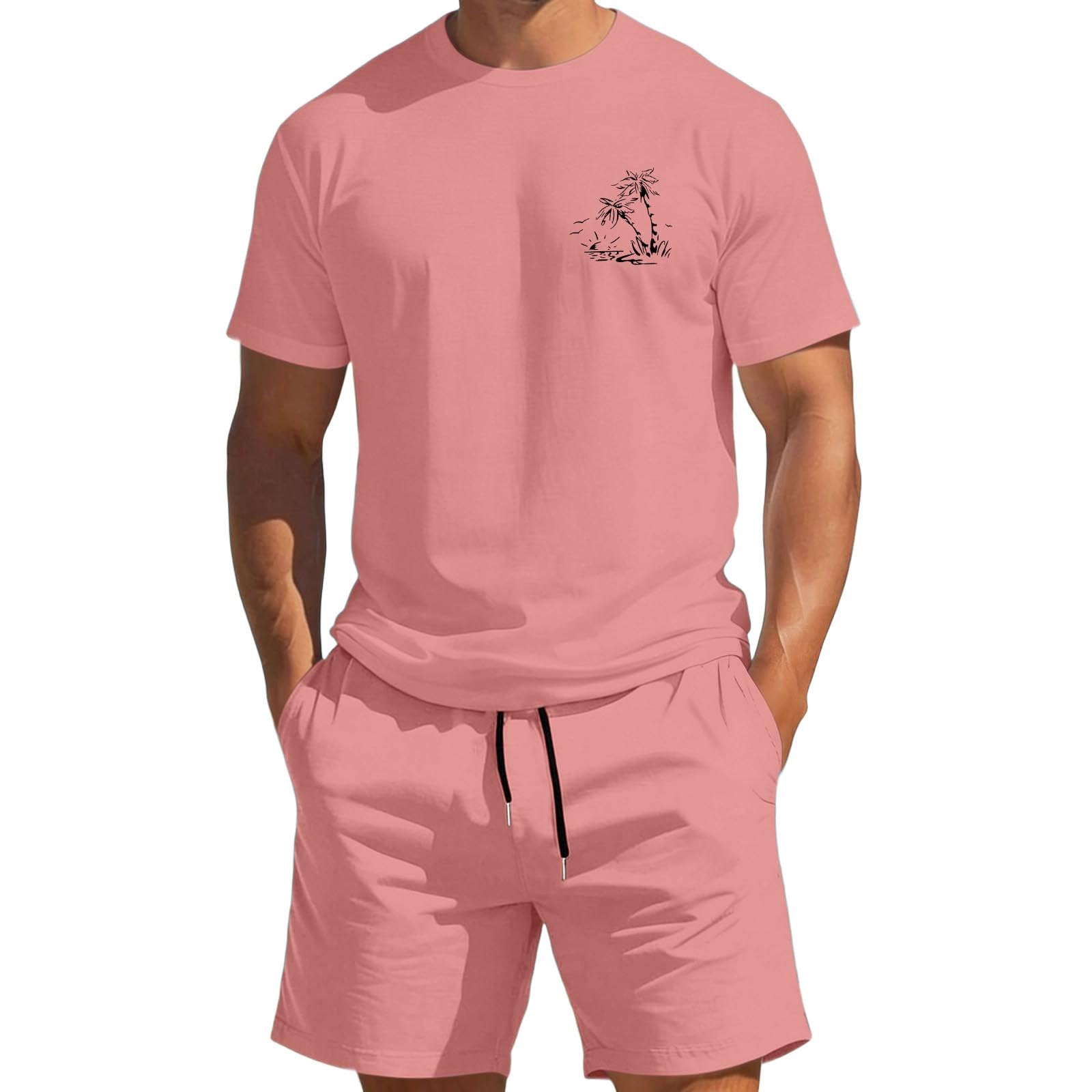 Survêtement homme 2 pièces fini la chaleur avec ce short t-shirt