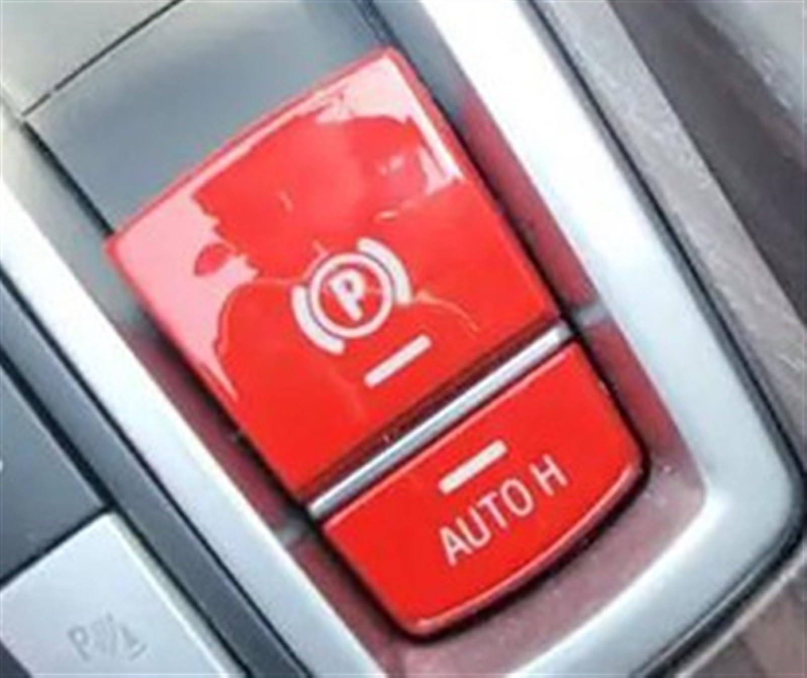 Pulsante Freno Mano Compatibile Con BMW Serie 5 6 7 Per X3 X4 X5 X6 F01 F02 F11 F07 F12 F13 F10 F06 F25 F26 F15 F16 Freno A Mano Elettronico Interruttore Parcheggio P Auto H Coperchio Pulsante(2