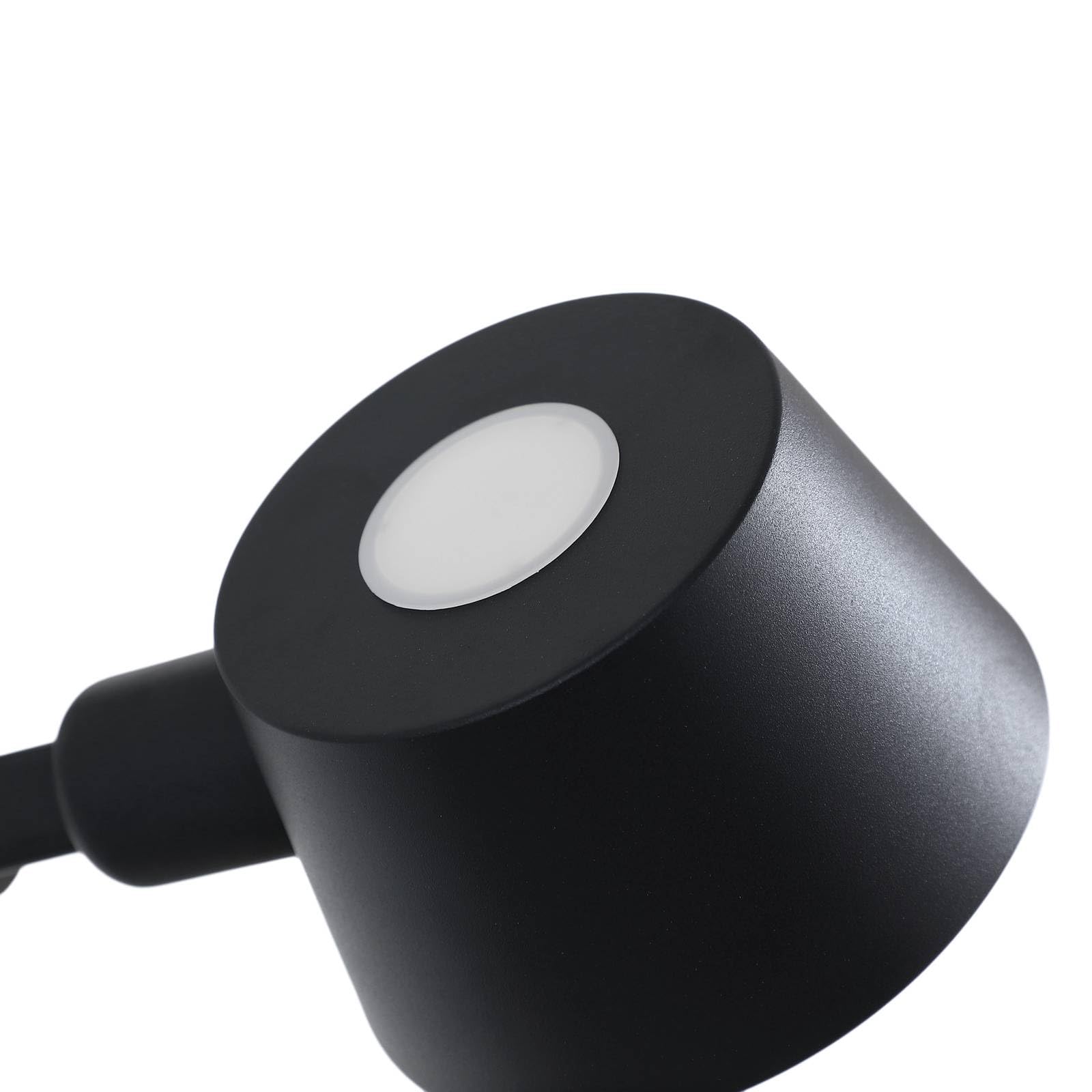 Lucande Wandleuchte, Wandlampe Innen Silka (Modern) in Schwarz aus Metall (1 flammig E27) - Wandstrahler Wandbeleuchtung Schlafzimmer/Wohnzimmer Wohnzimmerleuchte