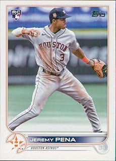 2022 Topps Update #US253 JEREMY PENA RC Rookie Houston Astros Baseball