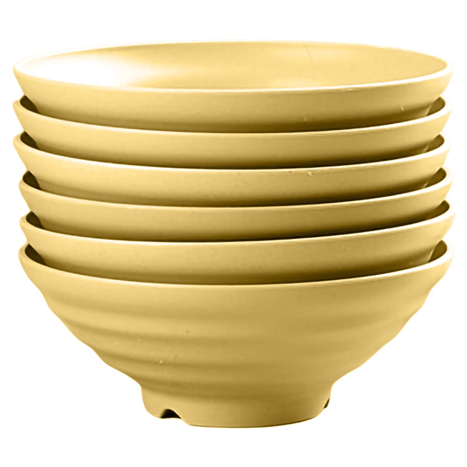 Wheat Straw Salad Bowls - Durable, Stackable & Eco-Friendly -24 Wheat Straw Salad Bowls - Durable, Stackable & Eco-Friendly -24