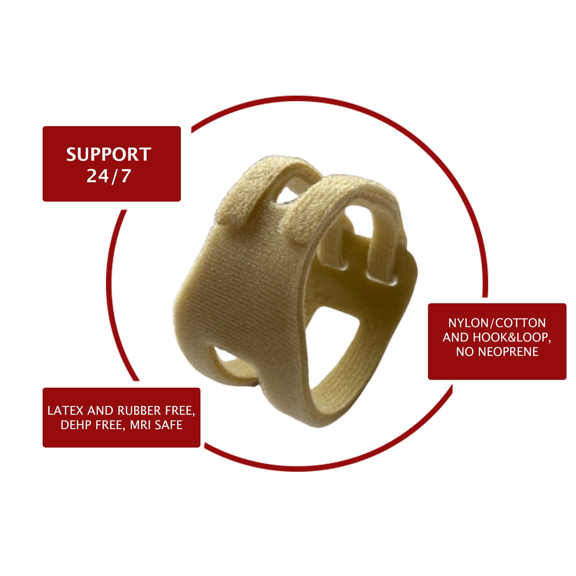 WristWidget® (Tan) Adjustable Wrist Brace for TFCC Tears, One Size fits