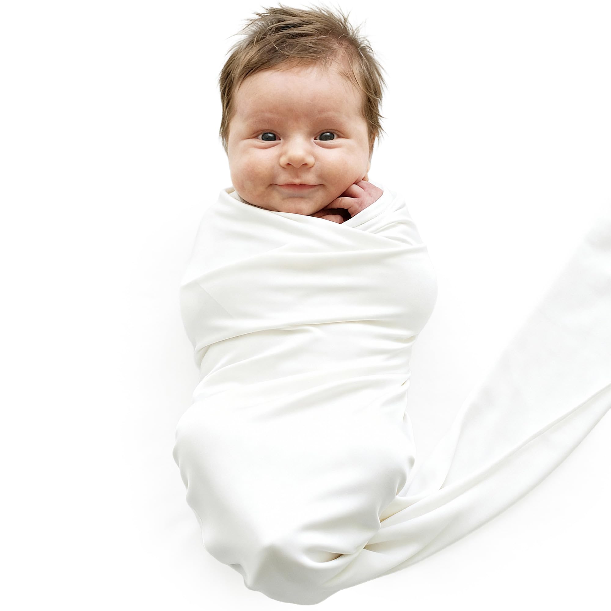 Caden Lane Manta de bambú neutro para bebés de 0 a 3 meses, manta de bambú neutro para niños y niñas
