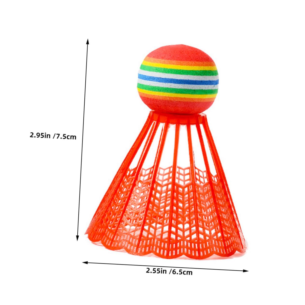 ifundom Advanced Plastic Badminton Shuttlecocks 20pcs Training Shuttlecocks Mixed Colors Random Color