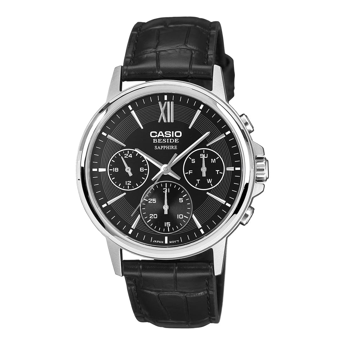Casio Men BMS-300L-1AVDF Analog Black Watch - Image 1