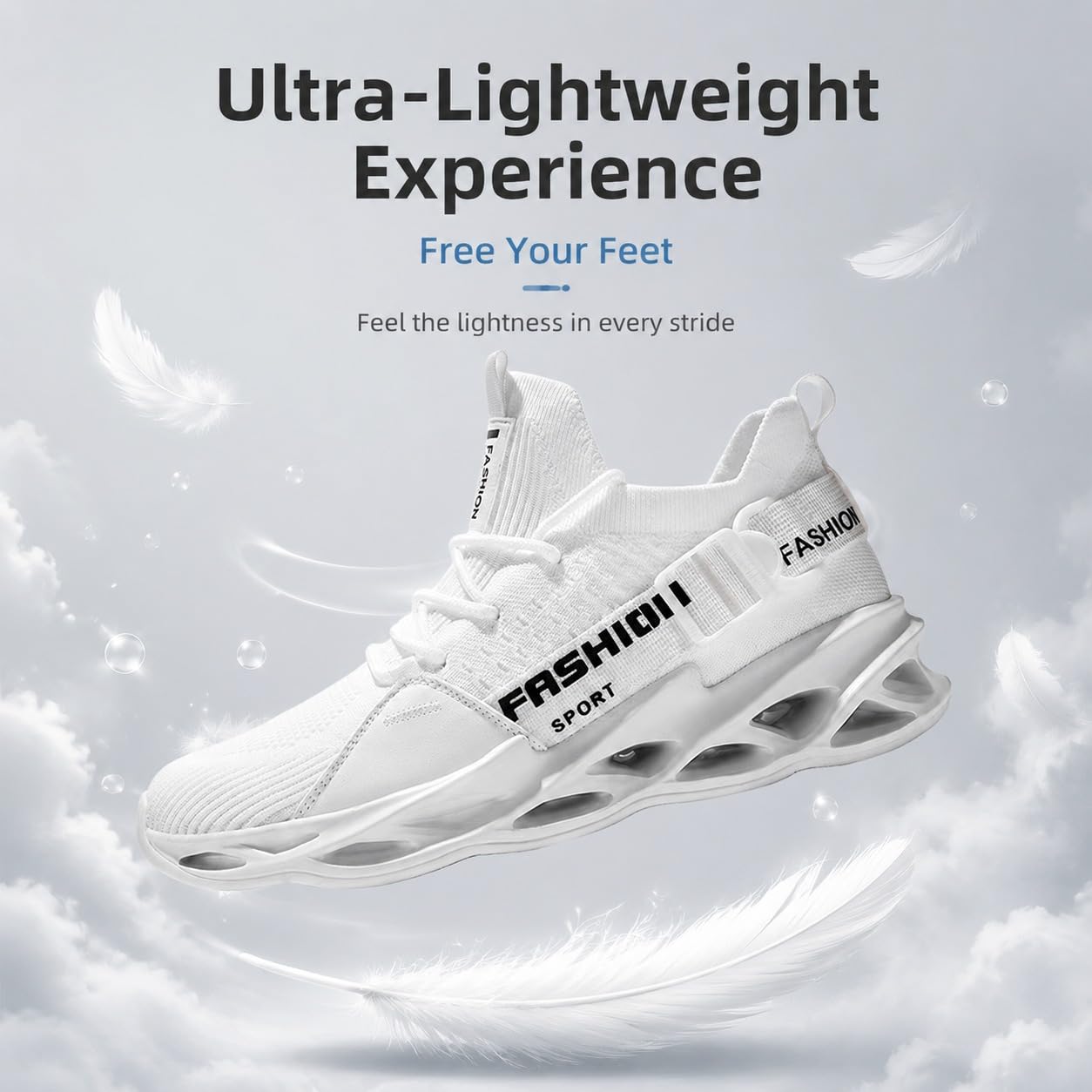 Chaussures de Sport Hommes Baskets Femmes Baskets Tennis Fitness Jogging Léger Respirant Chaussures Décontractées Mode Rue Chaussures de Course Chaussures de Course en Tricot
