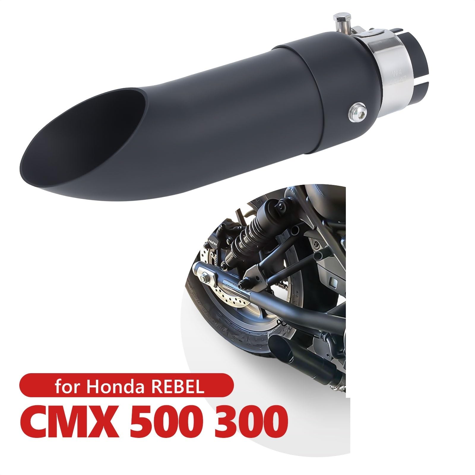 Do CMX 300 500 Rebel motocyklowy wydech