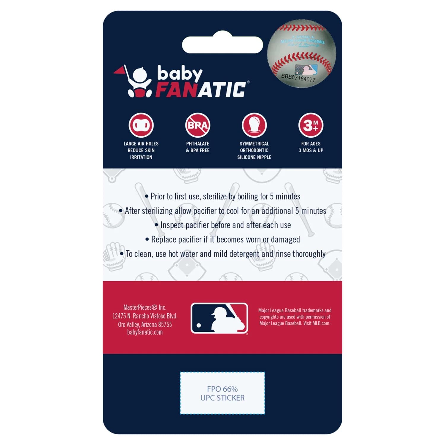 BabyFanatic Pacifier 2-Pack - MLB San Diego Padres - Officially Licensed League Gear