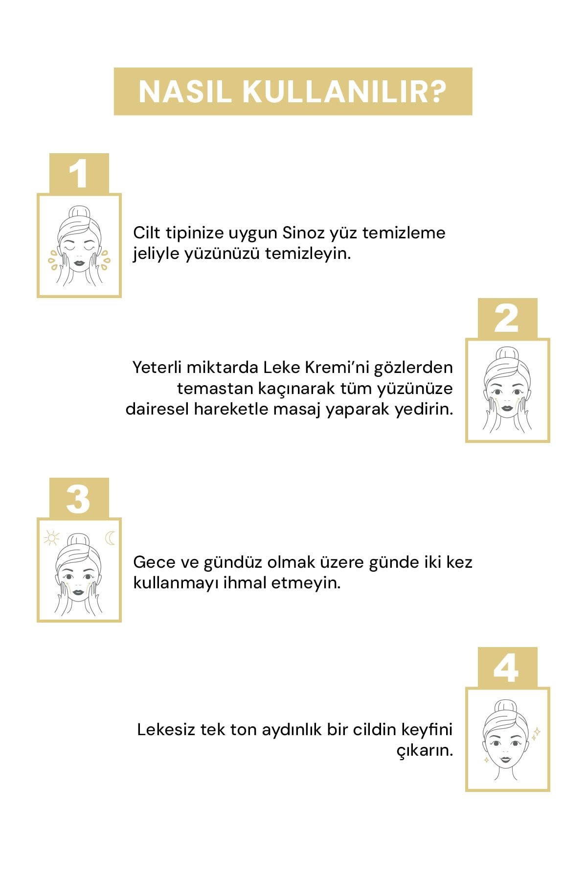 Sinoz Leke Kremi (VİTAMİN C 3% NİACİNAMİDE 2%) 40 ml