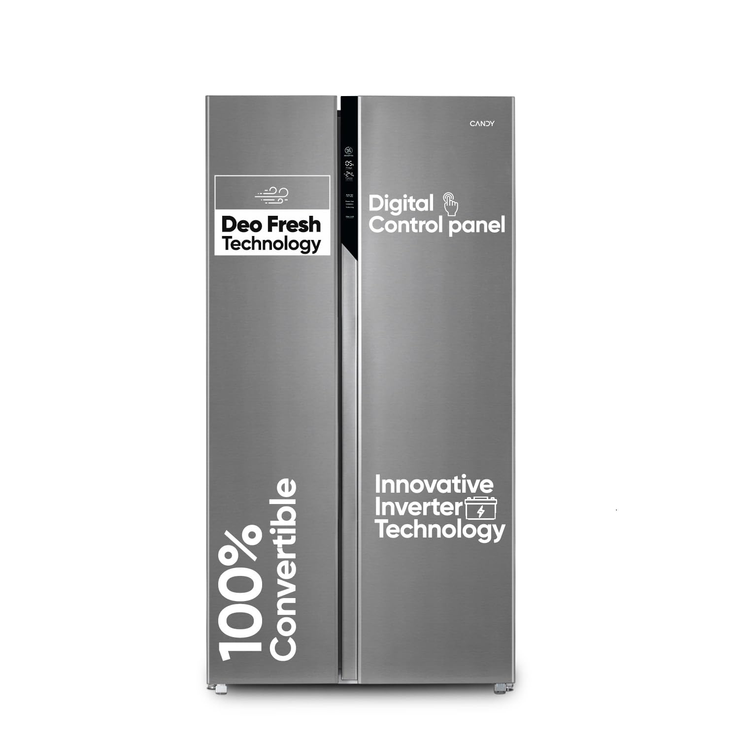 Candy 602L Frost Free Side by Side Refrigerator