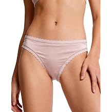100% Mulberry Silk Panties for Women, Scalloped Edge Bikini Silk Underwear, Ultra Soft & Breathable Hipster