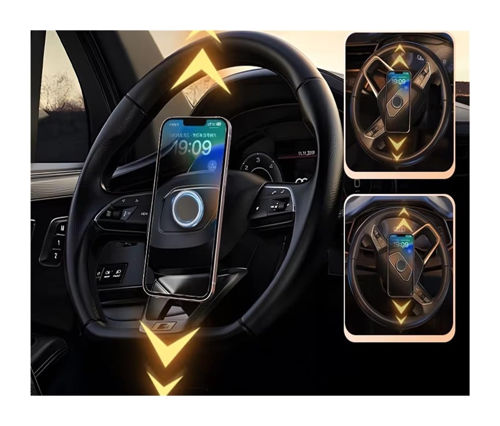 Per Samsung Universale Magnetico Auto Telefono Titolare Volante Cellulare Smartphone Stand Magnete Supporto Cellulare GPS Porta Cellulare Auto