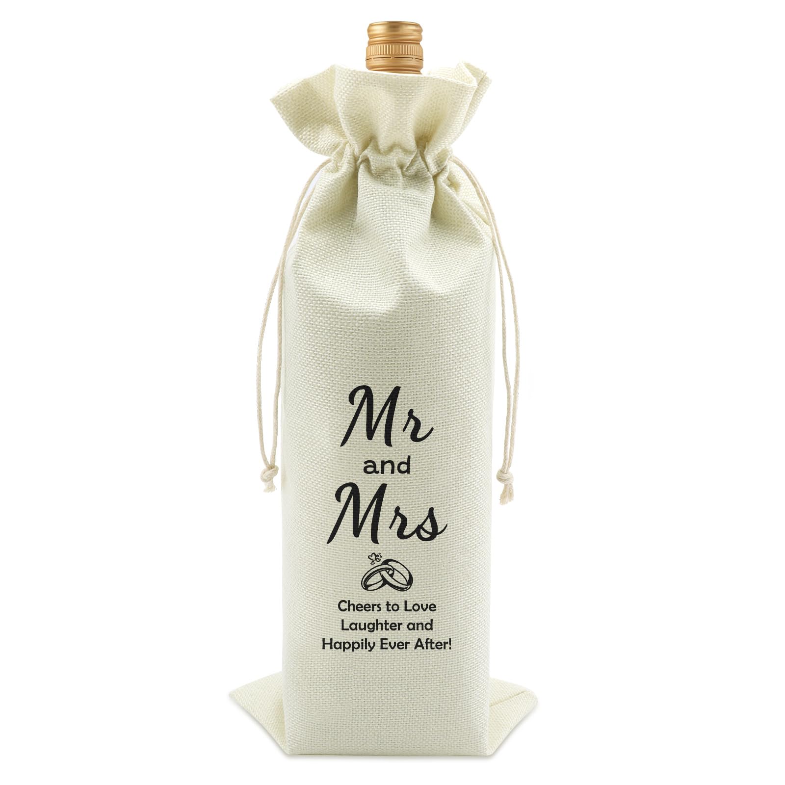 Engagement Gift for Him Her Wedding Party Decorations Wine Bottle Bag