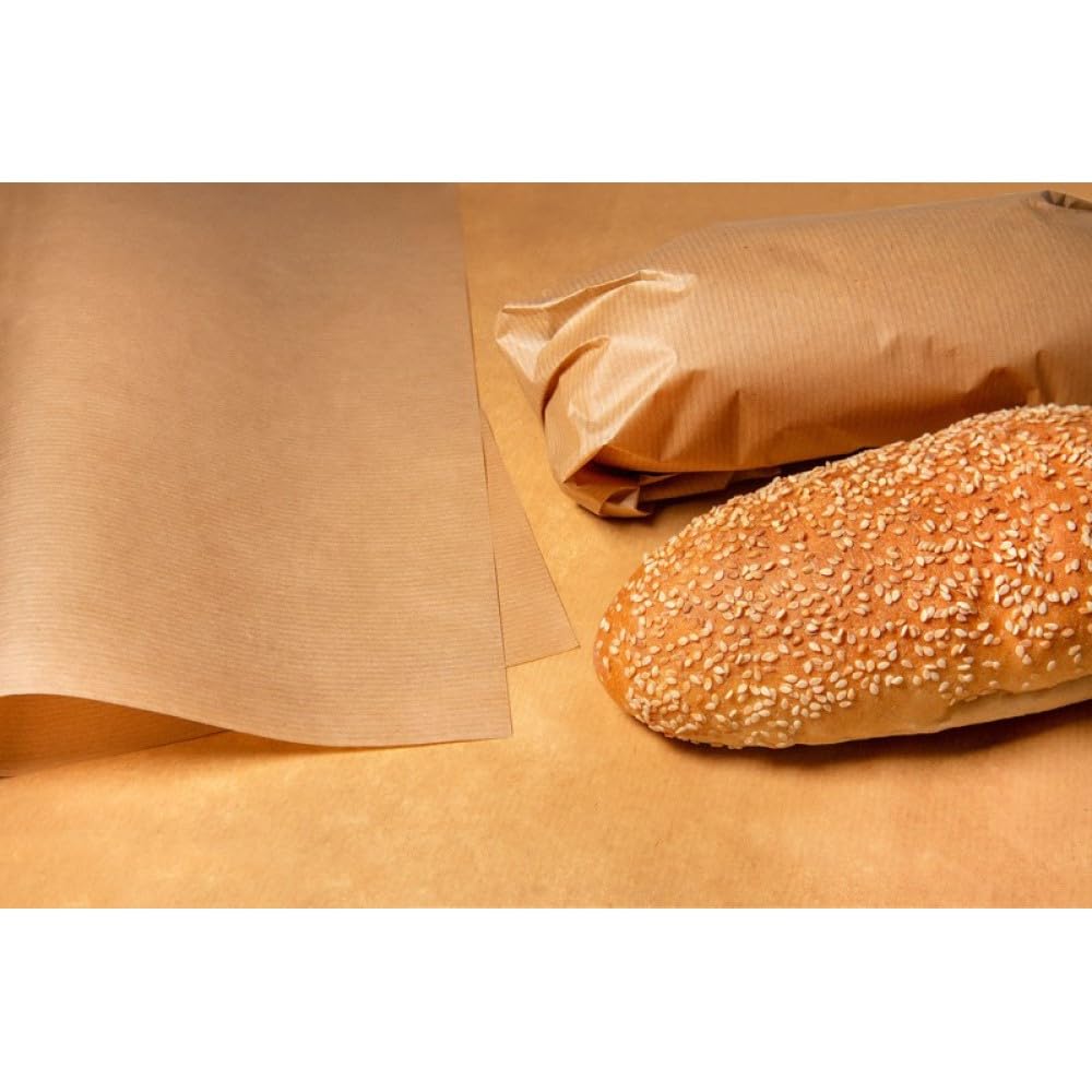 10 KG Fogli Carta Kraft per Incarto Alimenti colore naturale marroncino 75x100 cm 33 gr