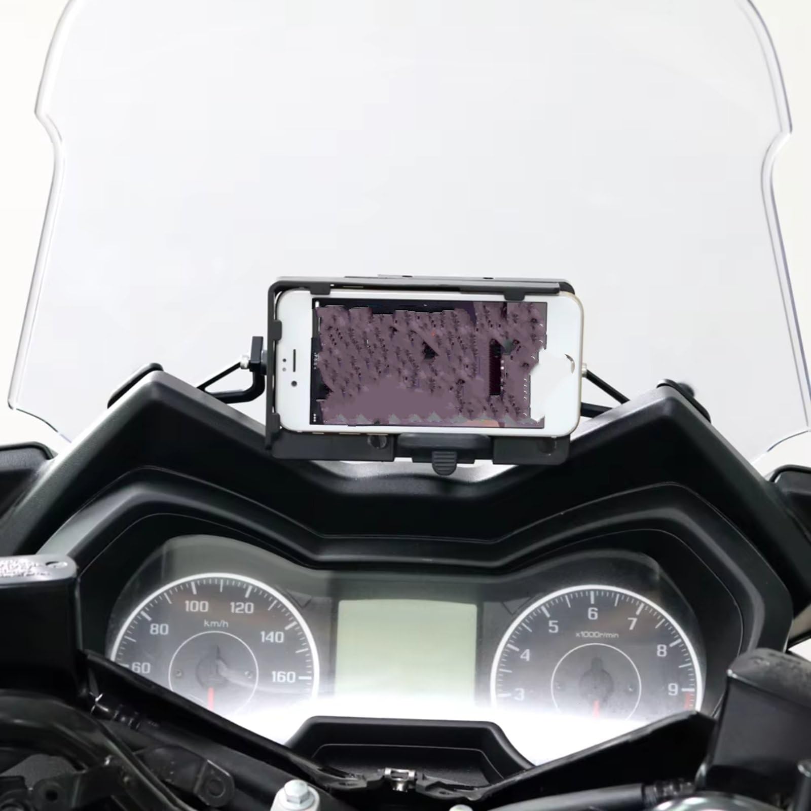 Supporto Per Telefono Moto Per XMAX 300 250 125 Supporto Telefono Anteriore Motocicletta Supporto Piastra Di Navigazione GPS Smartphone(Set)