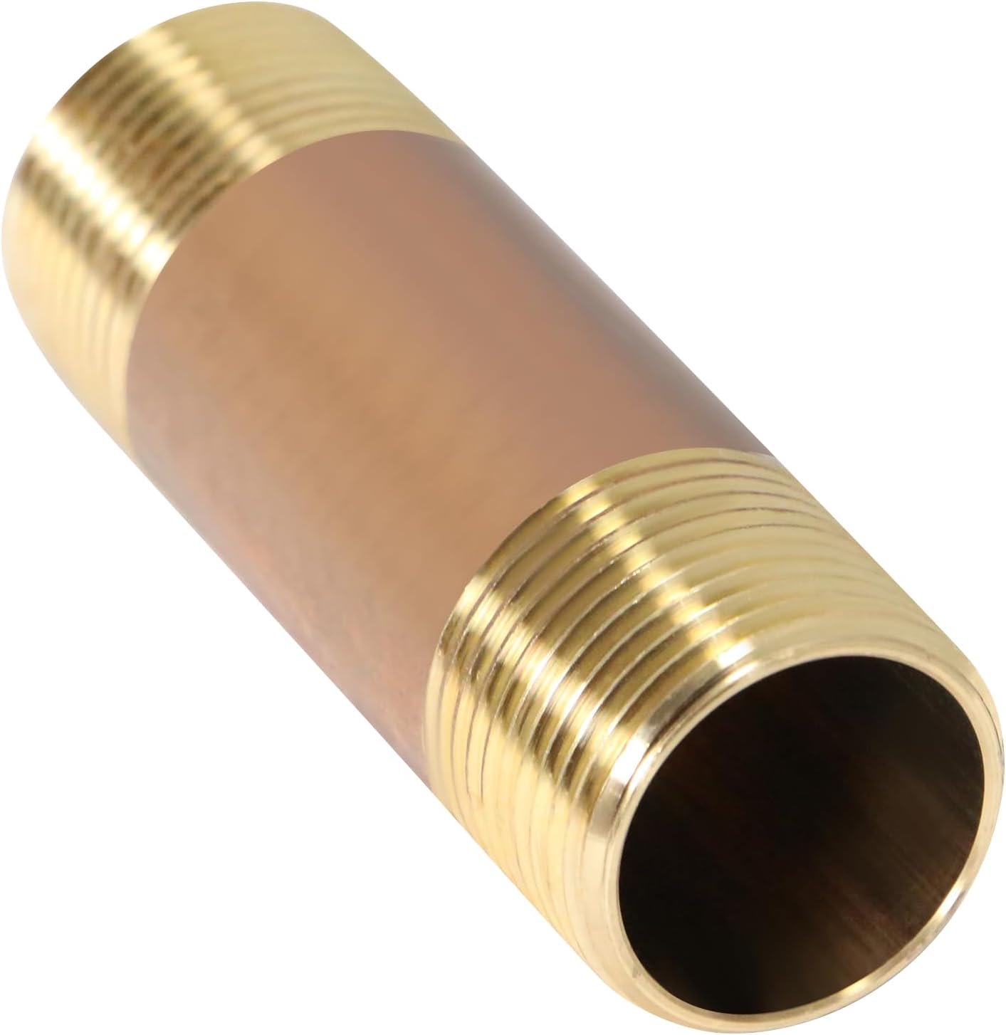 XFITTING Red Brass Nipple | 3/4 in x 3 in, 10 Pieces