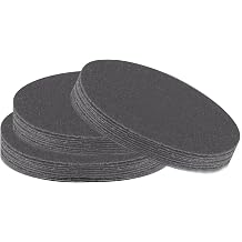 30 Pcs 3 Inch 1000 Grits No Hole Hook and Loop Sanding Discs, Silicon Carbide Wet Dry Flocking Sandpaper for Random Orbital Sander, Wood, Car, Metal, Plastic, Paint Polishing