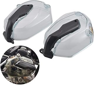ZXC Transparent Motorschutz Zylinderkopfdeckel Ventildeckel Fit for BMW R1200GS LC ADV 13-18 R1200RT 14-18 Die Installatio...