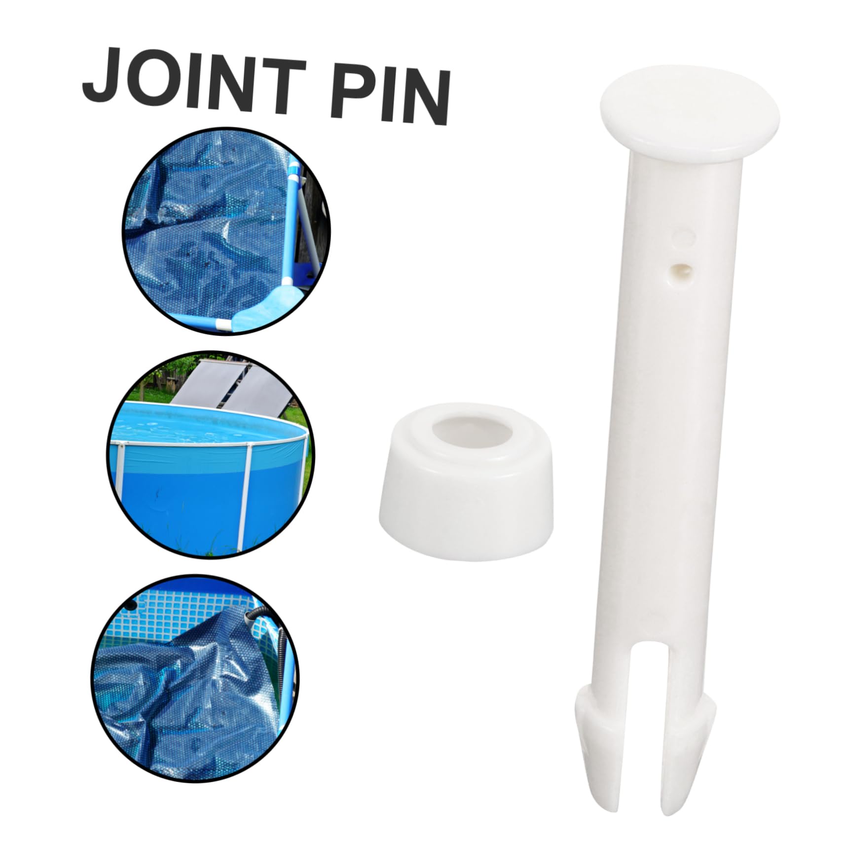 TOYANDONA 3 Ensembles Broches du Connecteur De La Piscine Épingles Remplacement Pièces De Piscine Accessoires De Piscine Les Pièces Blanche 12 Pièces * 3