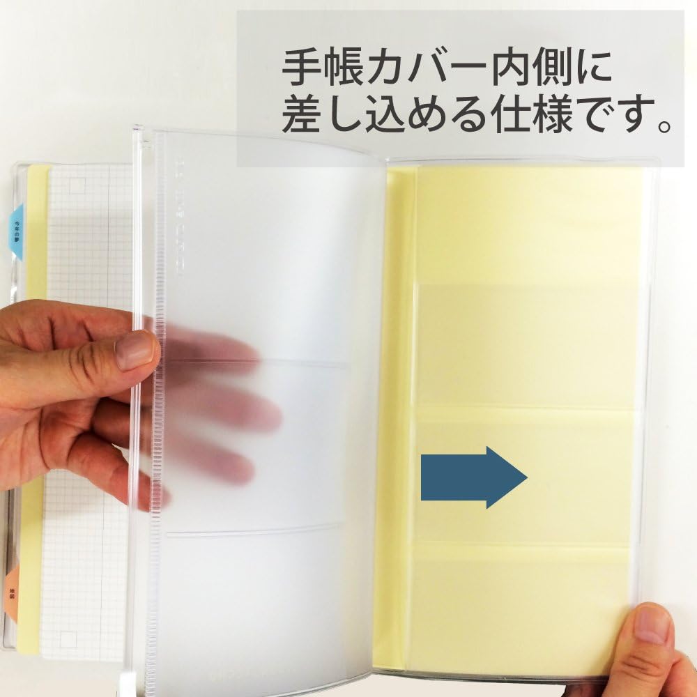 KOKUYO Jibun Techo Clear Zipper Case - A5 Slim