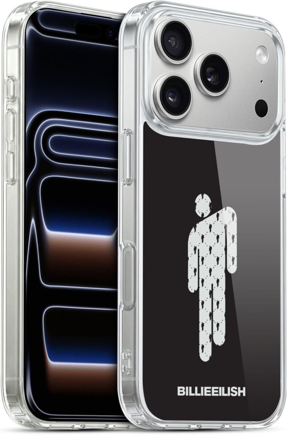 Head Case Designs Officially Licensed Billie Eilish Blohsh Key Art Gel Case [Military Grade Protection] Compatible with Apple iPhone 17 Pro and Compatible with MagSafe