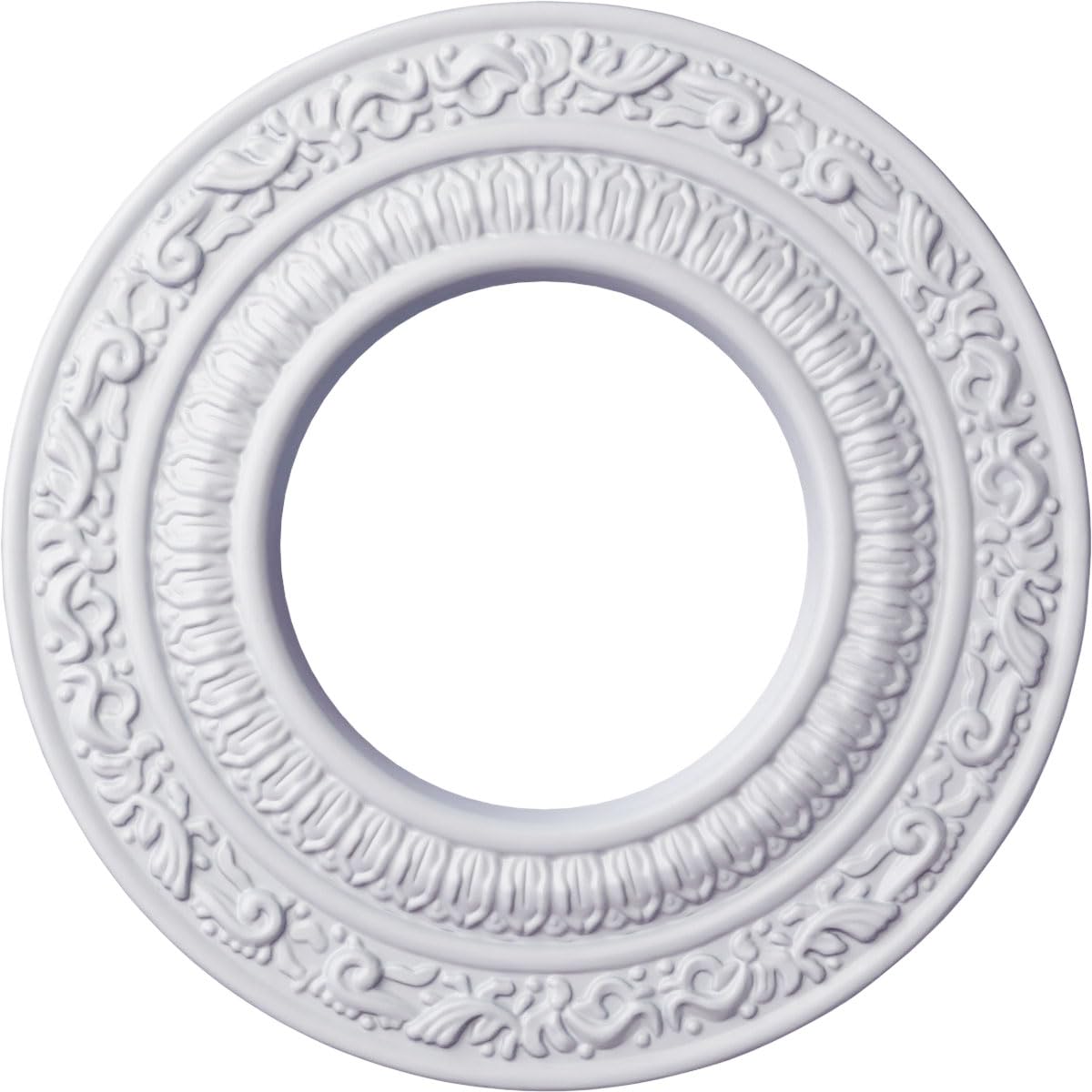 8 1/8"OD x 4 1/8"ID x 1/2"P Andrea Ceiling Medallion (Fits Canopies up to 4 1/8")