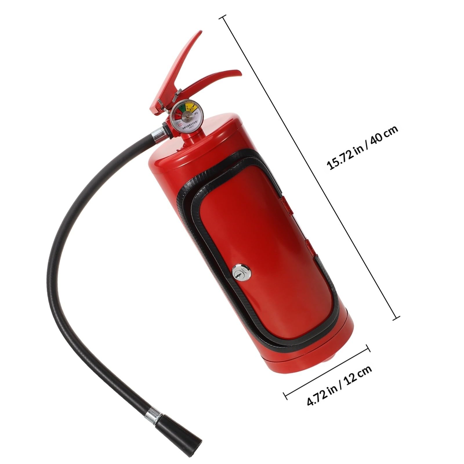 Generisch Feuerlöscher Minibar als Flaschenorganizer aus Robustem Metall Stilvolle Aufbewahrung für Wein und Spirituosen Geeignet für Feuerwehrleute und Sammler